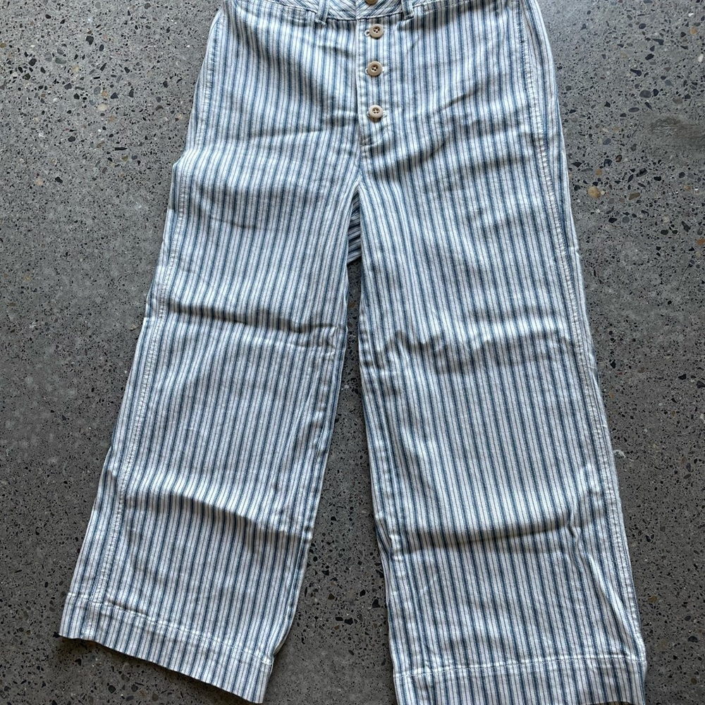Madewell Emmett Wide-leg Cropped Pants - Picture 7 of 9